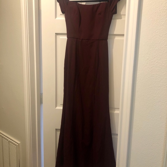 Amsale Eden Maroon Dress - worn once! - Picture 4 of 4